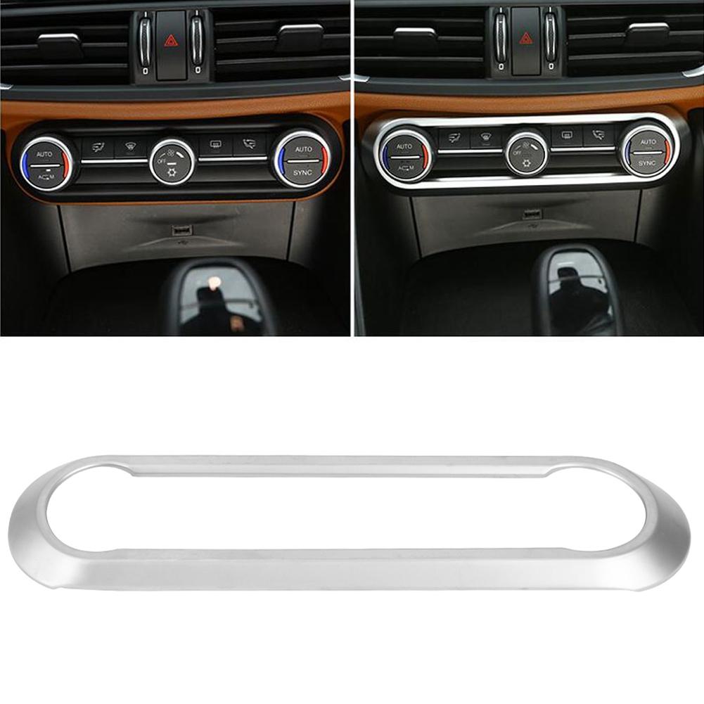 Center Air Conditioning Adjustment Frame Trim Stickers Fit for Alfa Romeo giulia 2017