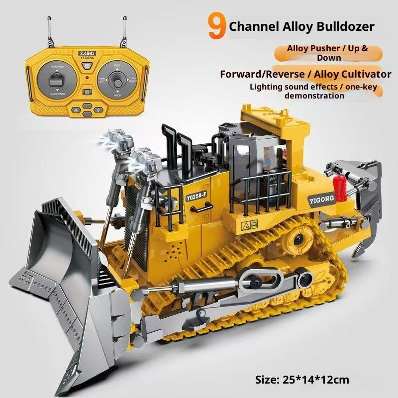 Alloy Remote-Controlled Children'S Toy Car Wireless Electric Simulation Excavator Excavator Boy Remote-Controlled Engineering Ve