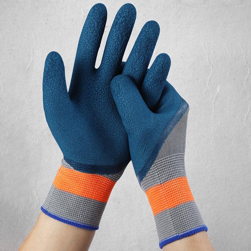 1Pair Tire Rubber Gloves Wear-Resistant Non-Slip Work Gloves Labor Protection Gloves Home Improvement Garden Construction