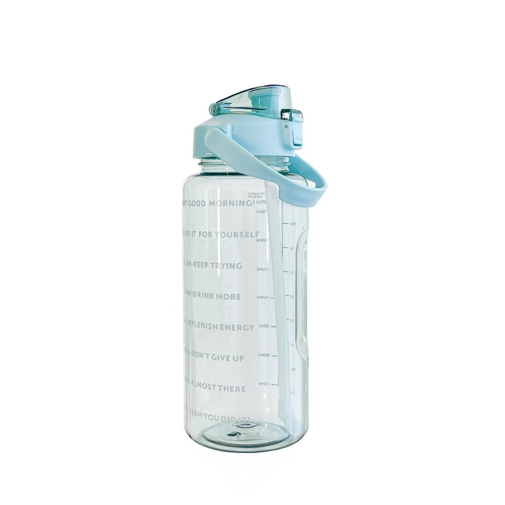 Portable Straw Water Bottle 2L Drink Bottle New Water Cup