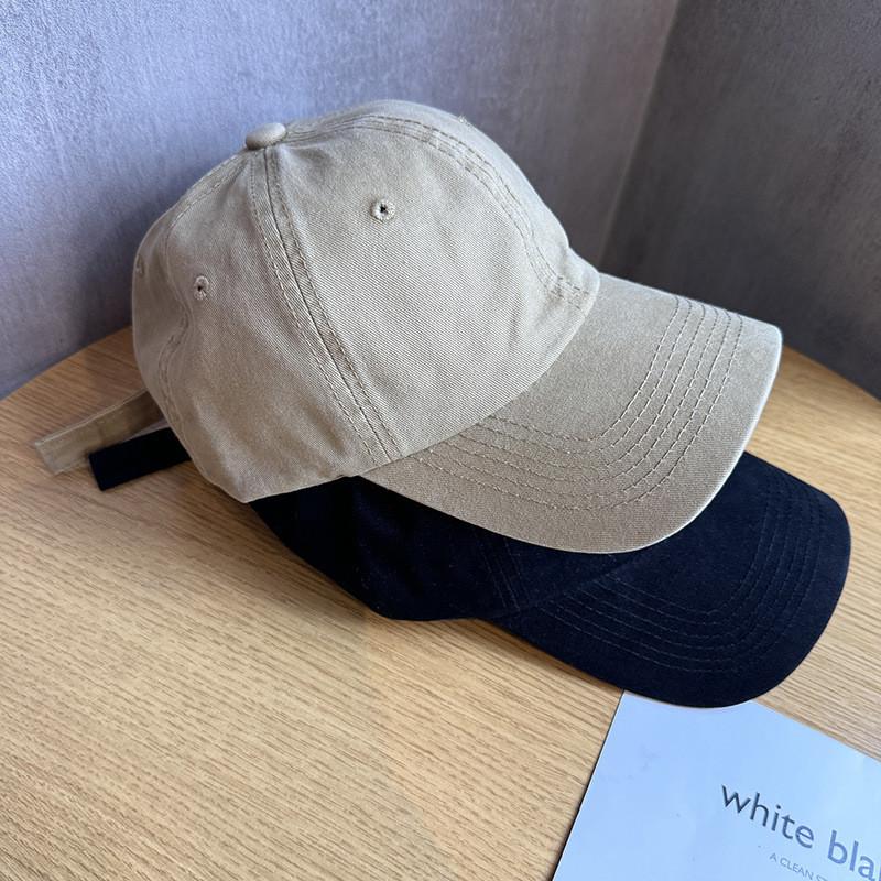 Embroidered Breathable Cotton Letter Cap With Wide Brim Sunshade Sports Outdoor