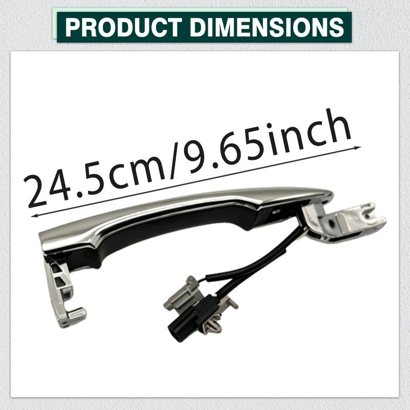 80640-5RF0B Chrome Smart Sensor Exterior Door Handle Front Left/Right for Nissan Navara Frontier Murano X-Trai Renault Koleos 20