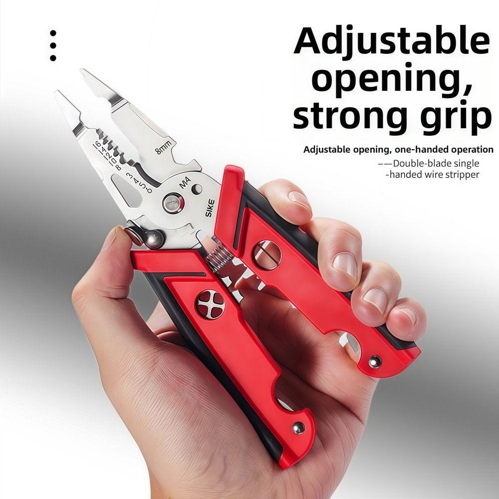 Многофункциональные электрические плоскогубцы Ручные плоскогубцы для разделения Плоскогубцы для зачистки проводов Инструменты электрика