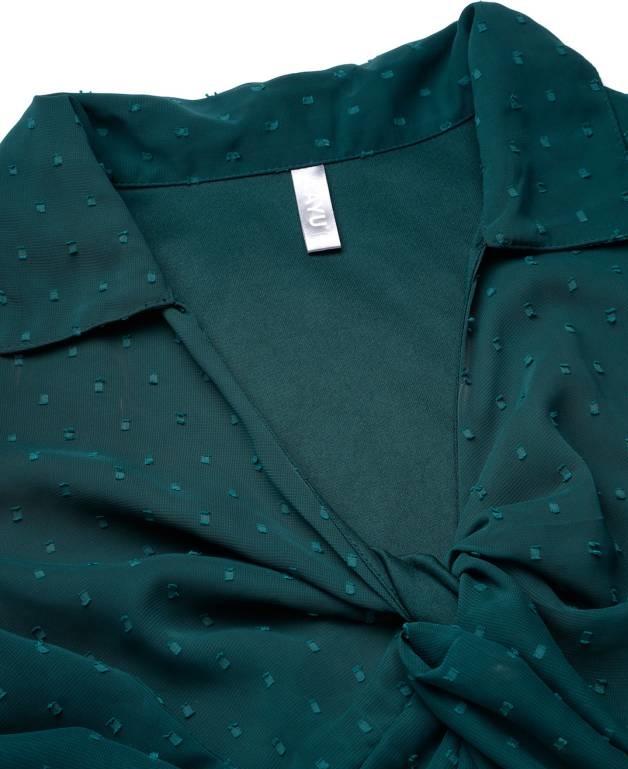 Women Fit and Flare Dark Green Dress