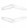 Barrel Grille 600x400x60 45S White 2 Pcs