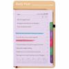 PU Leather 2026 Daily Planner 2026.1.1-2026.12.31 Calendar Book Portable Agenda Notepad  Office
