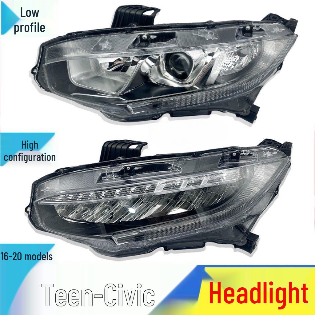 Подходит для 16-20 Honda Civic (10-е поколение) Светодиодная фара в сборе.