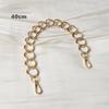 New Fashion Woman Handbag Accessory Parts Luxury Gold Alloy Chain Cute PVC Pearl Strap Women Shoulder Clutch Bead Handle Chains