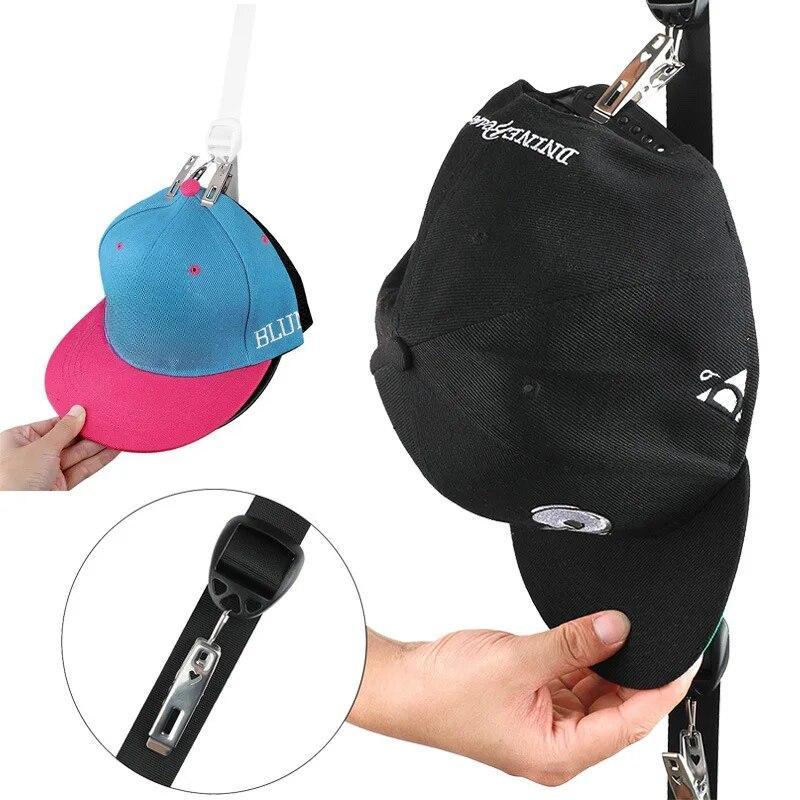 Подвесные органайзеры для шляп для спальни, шкафа, экономия места, настенная дверная полка для хранения бейсболок, фетровые держатели для хранения, крючок для шляпы