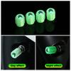 4Pcs Luminous Car Tire Valve Caps For Citroen Berlingo Xsara Picasso Fluorescent Night Glowing Decor Wheel Tyre Valve Stem Caps