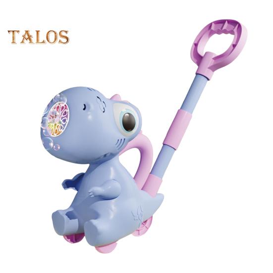 Dinosaur Bubble Machine for Kids Rechargeable Bubble Maker with Lights Portable Outdoor Toys for Toddlers 3-6 Year Old Boys Girls