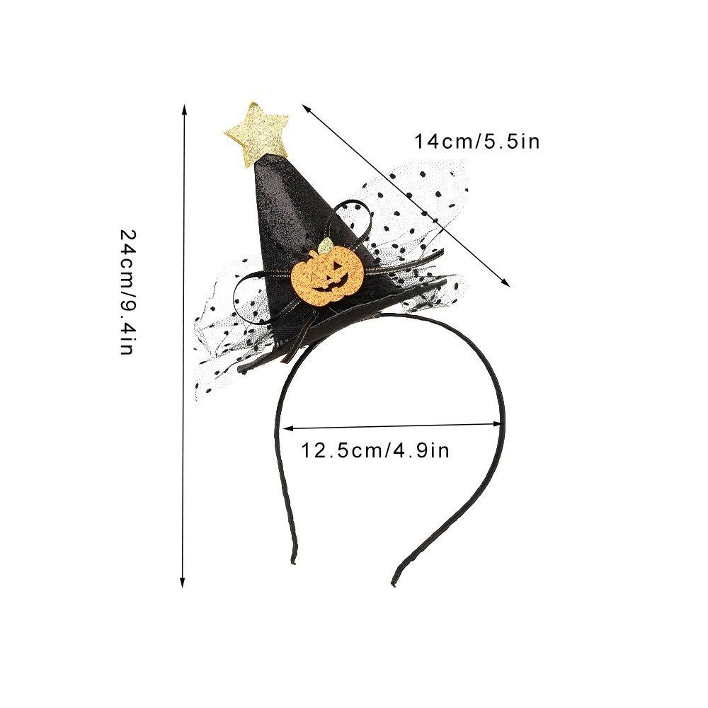 Повязка на голову в виде летучей мыши и тыквы, симпатичный обруч для волос на Хэллоуин