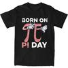 Funny Pi Day 3.14 Merchandise T-Shirt for Men Women Fibononacci March 14th Awesome Pure Cotton Graphic Printed Tee
