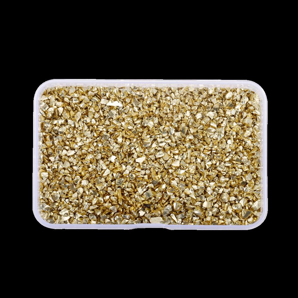 Набор для дизайна ногтей из цветного нерегулярного стеклянного гравия своими руками