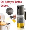Распылитель масла для фритюрницы, кухонный масляный спрей 250 мл, стеклянный масляный спрей, масляный спрей, масляный распылитель, бутылка-распылитель, дозатор уксуса для выпечки
