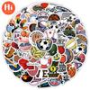 100 Cartoon Sports Series Stickers Decorative Notes Suitcase Guitarist Account Waterproof Stickers for Children