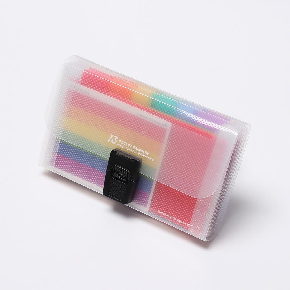 Модная папка-регистратор формата А6 с 13 карманами, расширяющаяся сумка для документов, органайзер для бумаги, папка-файл