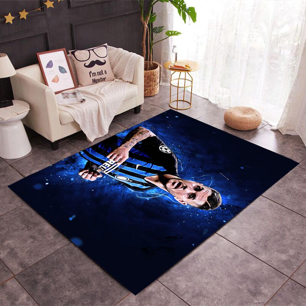 Inter Milan Star Icardi Carpet Design for Study room Living Rooms Hallway Dormitory Antislip Carpet Decorate Offices