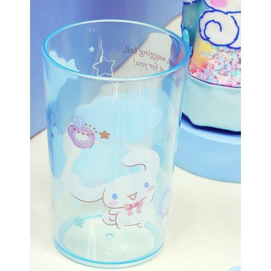 Lilpang Cinnamoroll Color Transparent Jumbo Cup, Mixed Colors, 1 Piece, a Popular Character In Korea