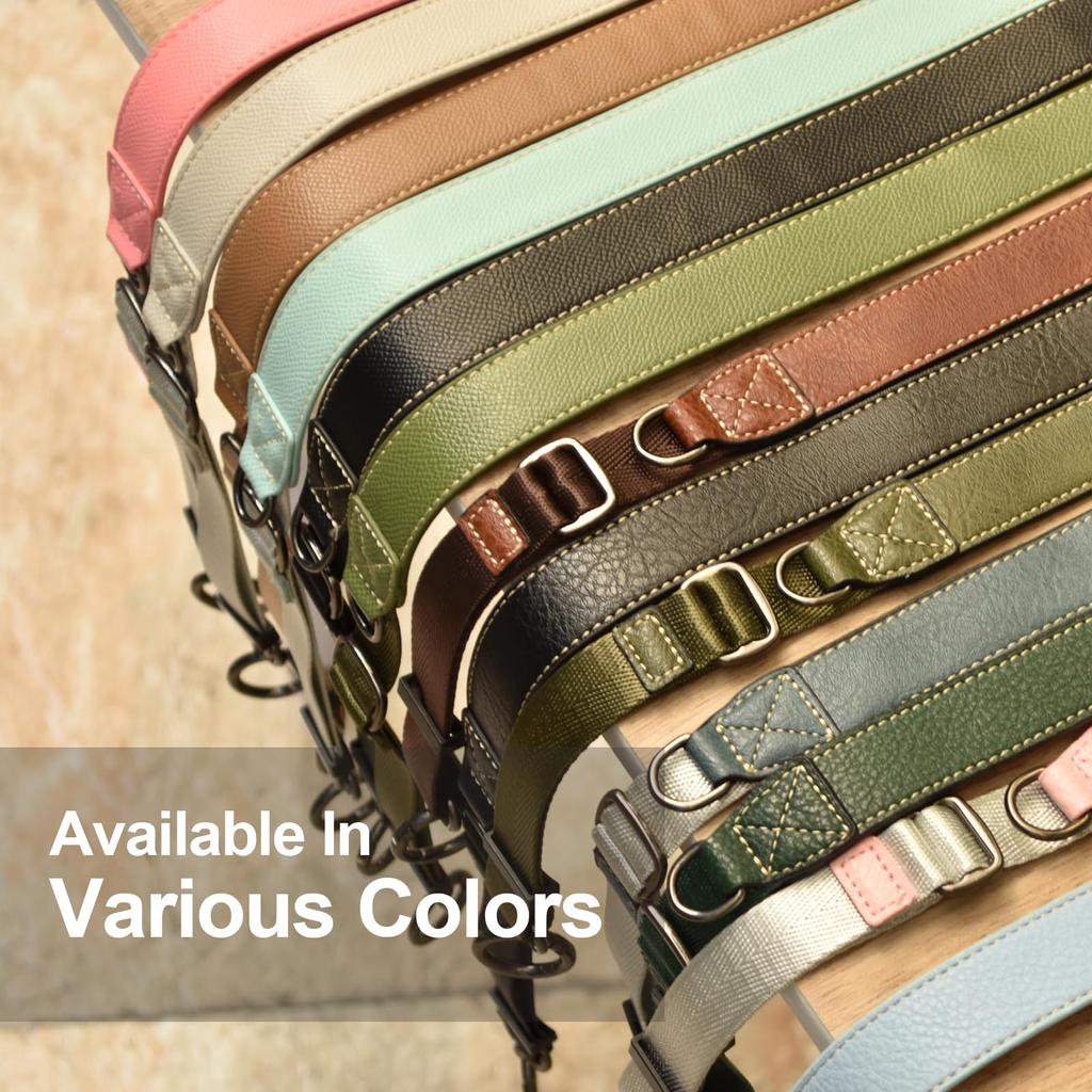 VOVMOEYA Camera Camera Neck Strap with Triangle Ring for and Compatible with Fuji Compact and Mirrorless Digital Total Crossbody or Neck Drop PU