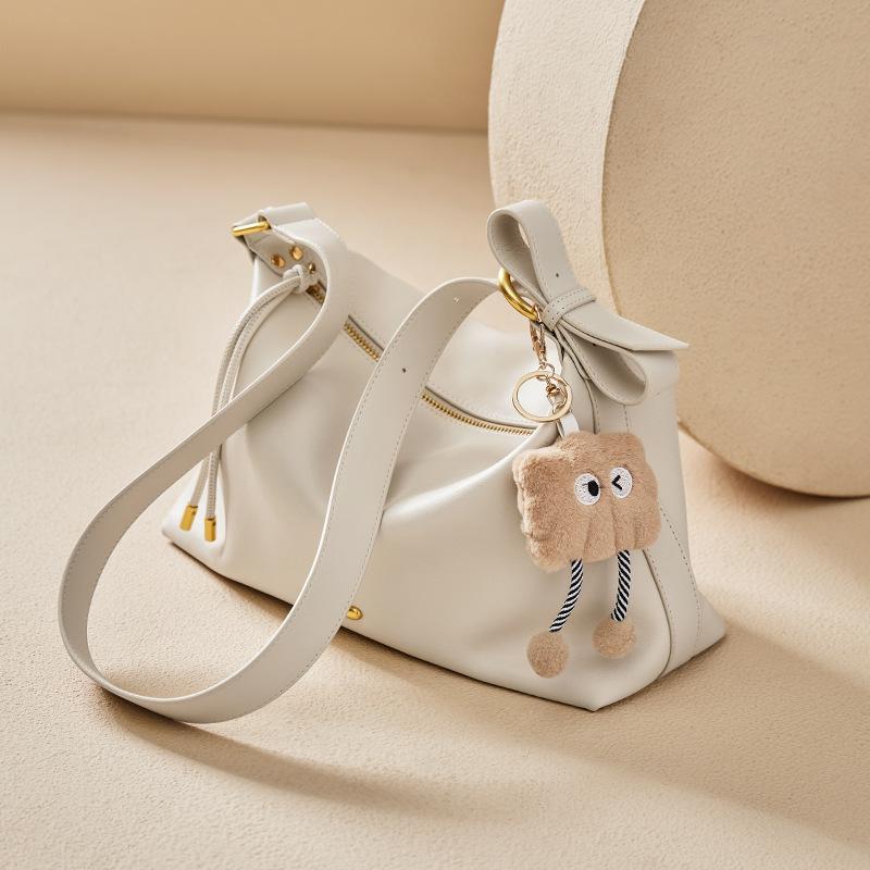 Mrs. Qiao Bag Women's 2025 New Crossbody Bag Autumn Winter Tote Bag High-end Large Capacity Single Shoulder Genuine Leather Women's Bag