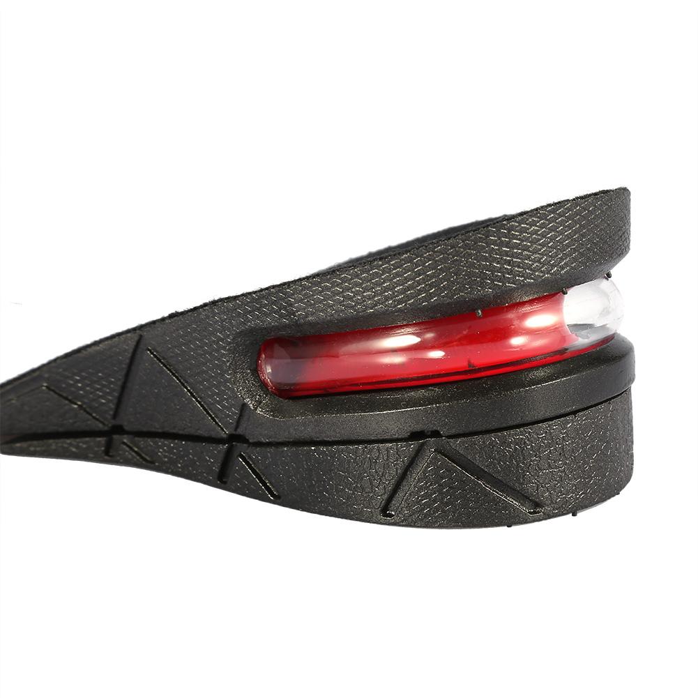 1 пара мужских женских полустелек для увеличения роста на 5 см, невидимые стельки на каблук для увеличения роста