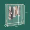 Утолщенный чехол для одежды PEVA, прозрачный чехол для хранения одежды в спальне, универсальный чехол для напольной вешалки для одежды от пыли