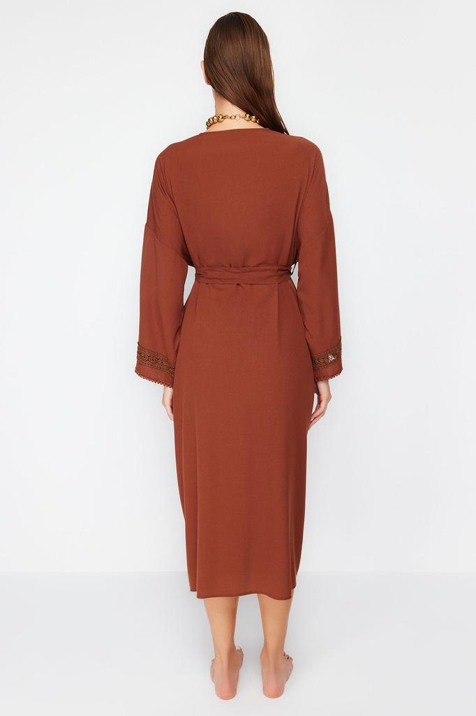 Женская мода, новое кимоно и кафтан, бирюзовый пояс миди, тканая лента, аксессуар, кимоно-кафтан из 100% хлопка