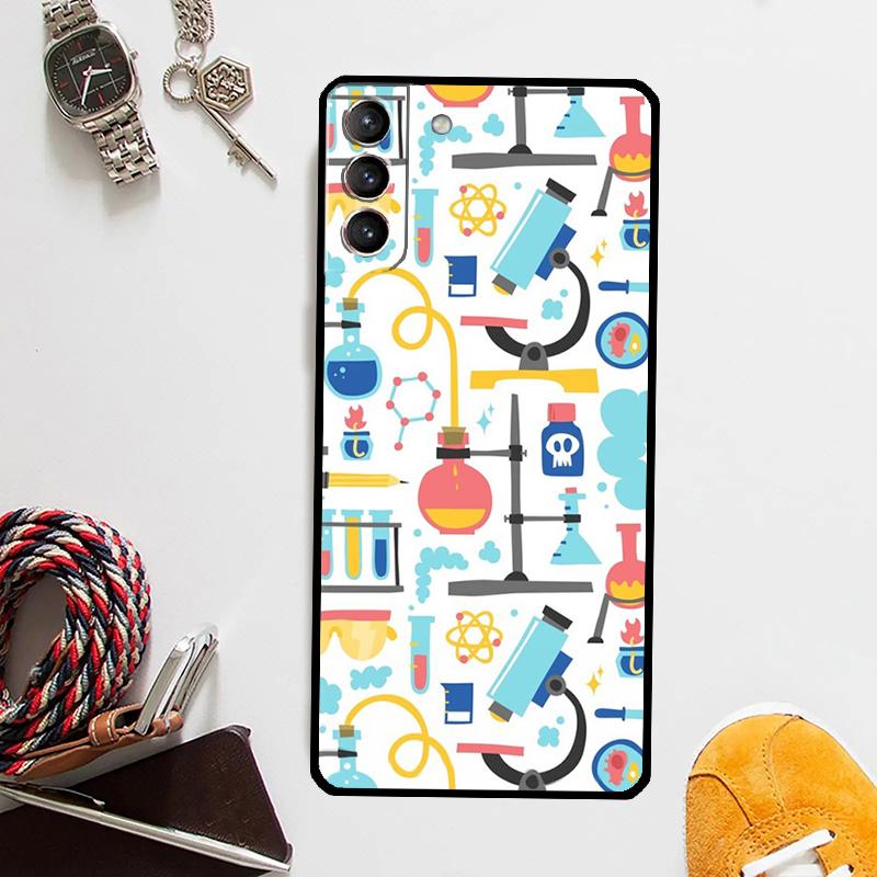Символ Математика Наука Физика Формулы Чехол Для Samsung Galaxy S25 S24 Ultra S20 S21 S22 S23 Plus S9 S10 S24 FE S25 FE Чехол Coque