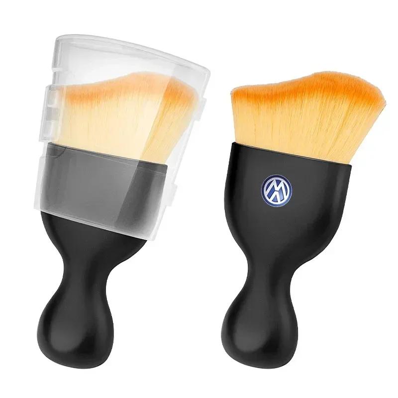 Для VW Нового Автомобиля Инструмент Мягкая Щетка для Очистки Салона Пылесборник Для Volkswagen Sagitar R Scirocco Teramont Beetle T-ROC GTI Lama