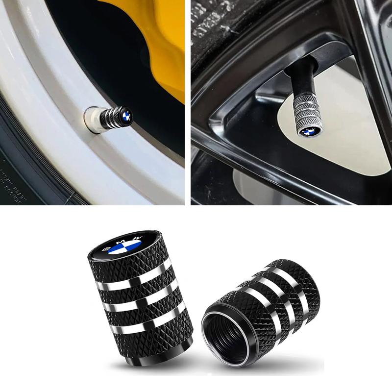 Car Wheel Tire Valve Caps Tyre Stem Covers Airdust Waterproof For Bmw X3 X5 X6 X1 X4 F20 F30 G20 F31 F34 F10 G30 F11 F25 I3 M3