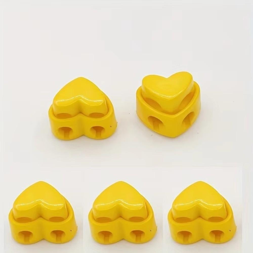 Пружинные фиксаторы Защитные колпачки для спиц Фиксаторы шнура Стопоры для веревки Держатели для спиц Сердечковидные Цветные стопоры для стежков