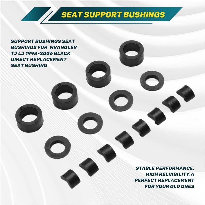 ABTU-Support Bushings Seat Bushings Front Seat Support Bushing For Jeep Wrangler TJ LJ 1998-2006