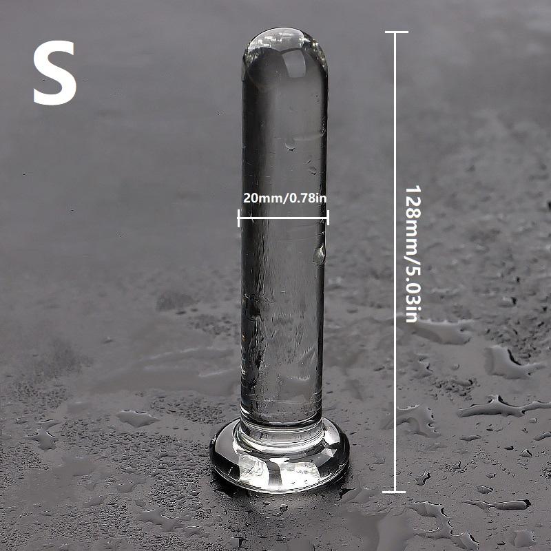 Transparent Anal Plug Dildo Adult Sex Toys Shape Butt Plug Dildos BDSM Anal Pleasure Sex Toys Anal Trainer For Women&Men Couple