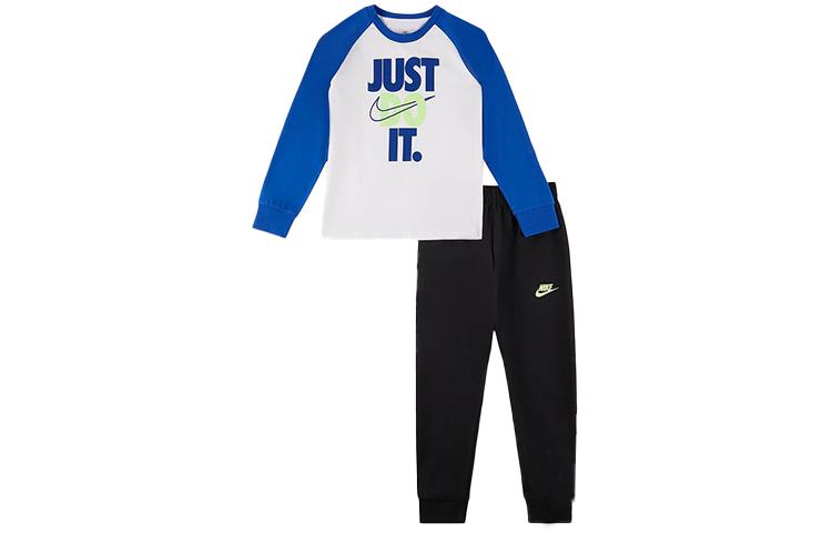 Nike Casual Sportswear White Blue/Black Kids' DQ3896-010