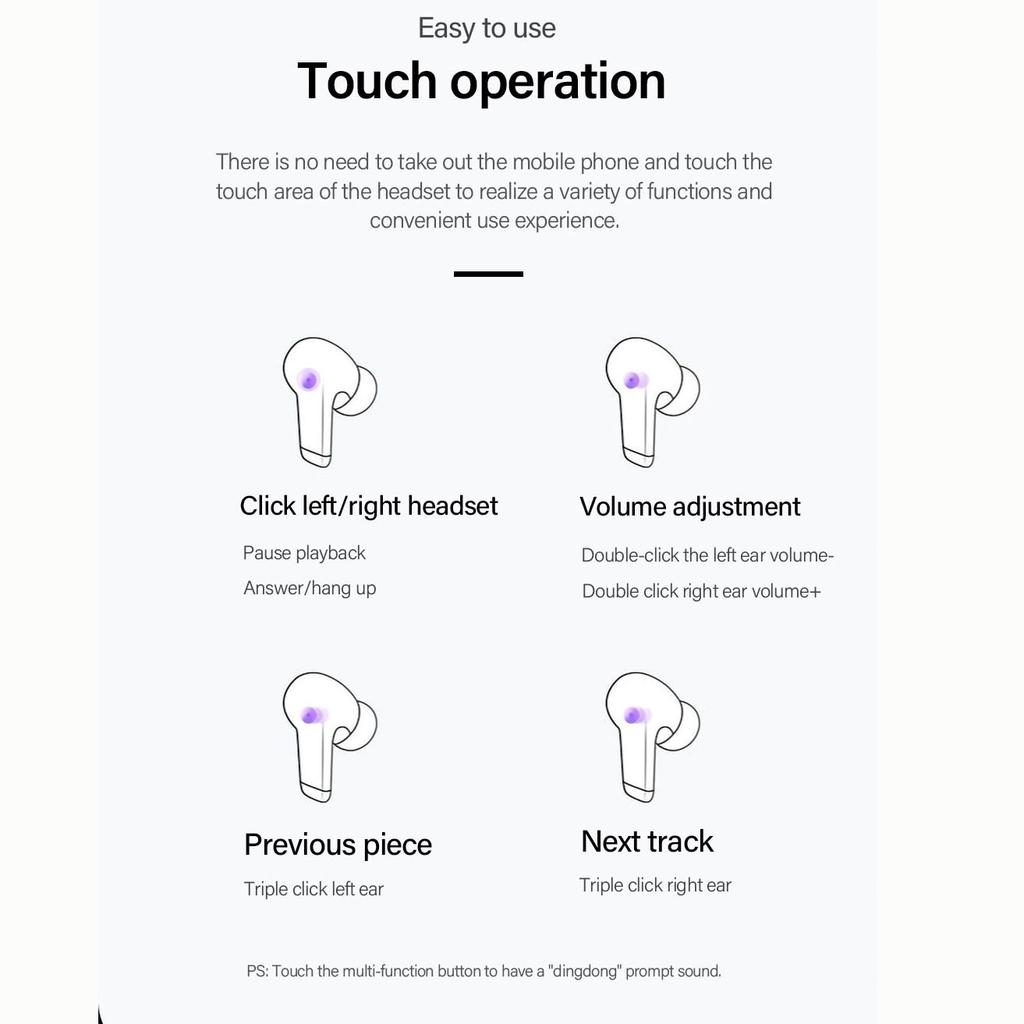 Lenovo LP5 Мини Bluetooth наушники 9D стерео водонепроницаемые беспроводные наушники для iPhone 13 Xiaomi Bluetooth наушники с микрофоном