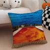 Red Hot Chili PPeppers band Cushion Cover Throw Pillow Cover Hidden Button Durable Polyester Chair Cushion