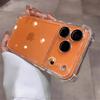 For iPhone 17 Pro Max 16 15 Plus 14 13 12 Transparent Electroplated Case Full Lens Protection Bumper Shockproof Plating Cover