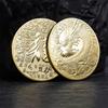 Chinese Dragon Commemorative Gold Coin 2025 Dragon Three-dimensional Relief Lucky Gold Coin Birthday Gift Decorative Coin