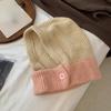 Japanese Retro Hat Women Scarf Winter Hat and Neck Cold Proof Warm Knit Cap Female Fashion Color Matching Women's Hats