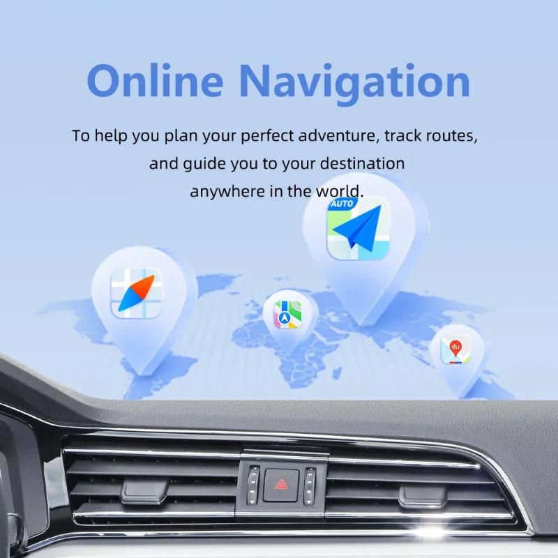 Беспроводной автомобильный адаптер CarPlay 2-в-1, USB-автоконвертер, Plug and Play, совместим с проводными автомобильными системами Apple CarPlay