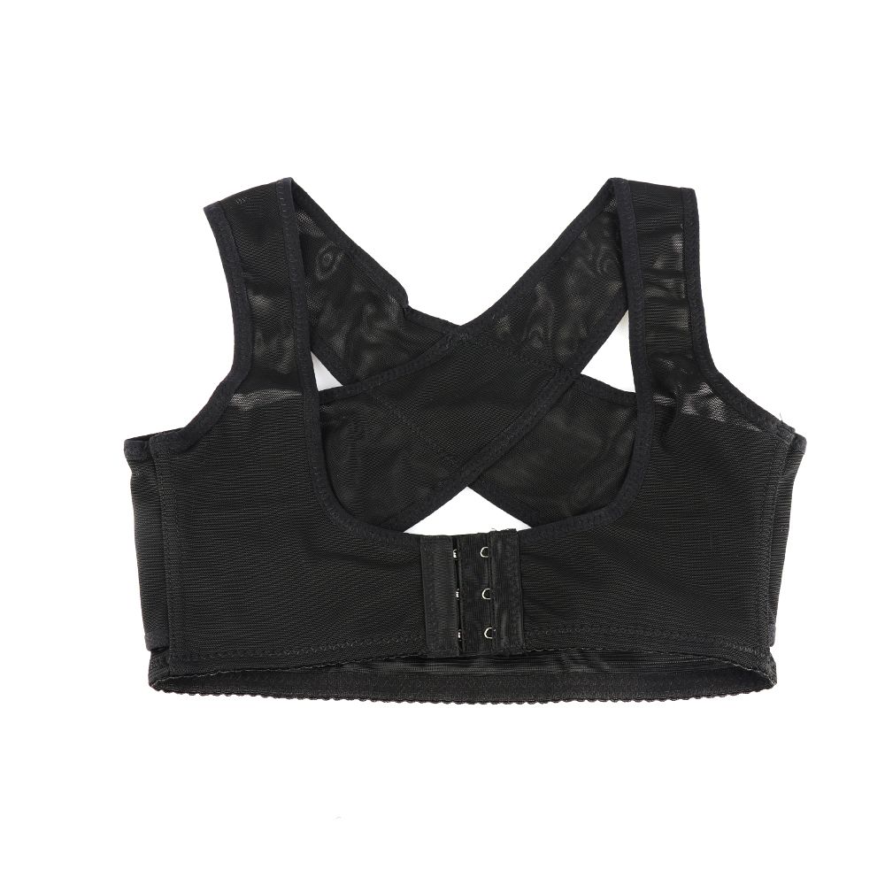 Невидимый жилет для груди, черный корсет, корректор осанки, пояс для коррекции осанки и спины