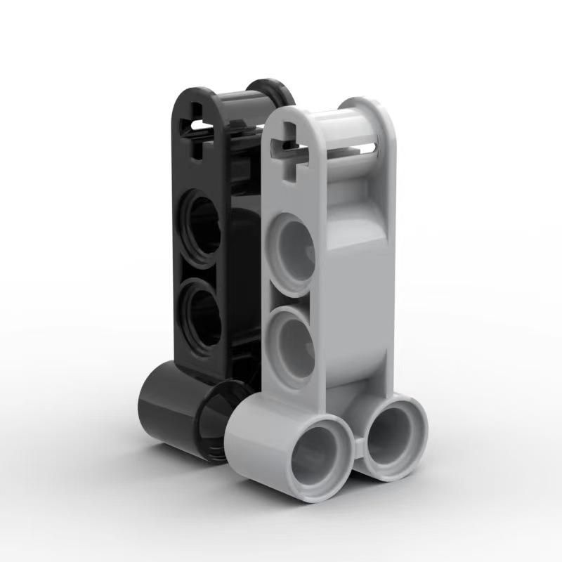 50g MOC 98989 Small Particle Building Blocks: 2x4 Stud Connector Science and Technology Parts