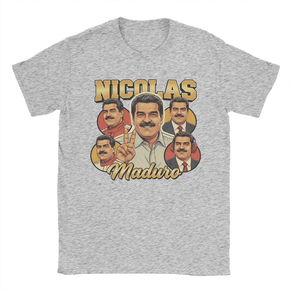 Venezuela Captures onsite Maduro Tshirt 2026 Summer Mens Luxury Fashion Cotton Fun Tshirt Round Neck Street Wear Y2K Gift