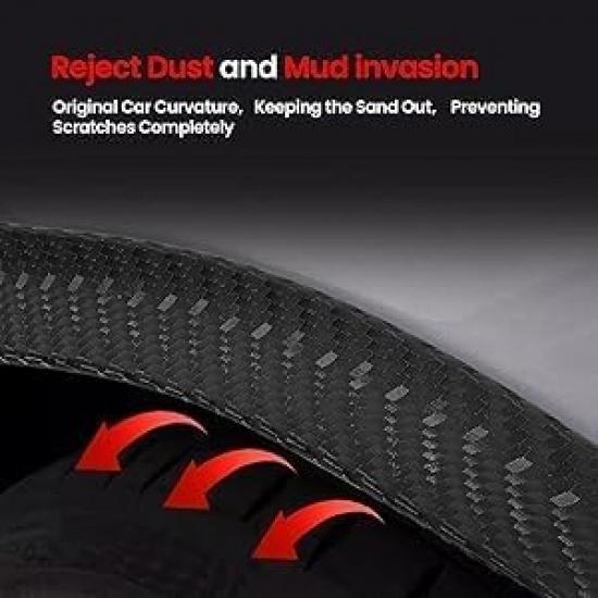 Накладка-губа на колесную арку, Защитная крышка от царапин, Прочная, Универсальная, 28,4 дюйма, для автомобилей, грузовиков, внедорожников, Черная