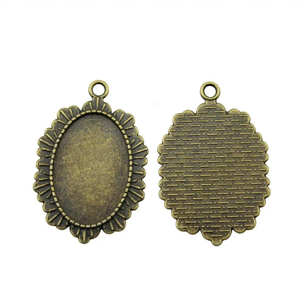 Подходит для овального 20X30 мм 25X35 мм стеклянного кабошона, основа для установки лотка, компоненты, автомобильные аксессуары, подарочные украшения и аксессуары