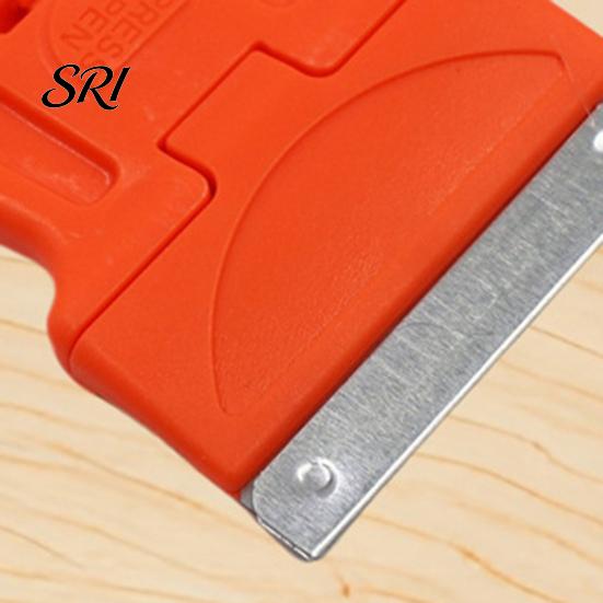 Stainless Steel Blade Scraper 3Pcs Small Cleaning with Tile Spatula Car Precision Scraping Tool Window Home Sticker Remover Essential for Adhesive