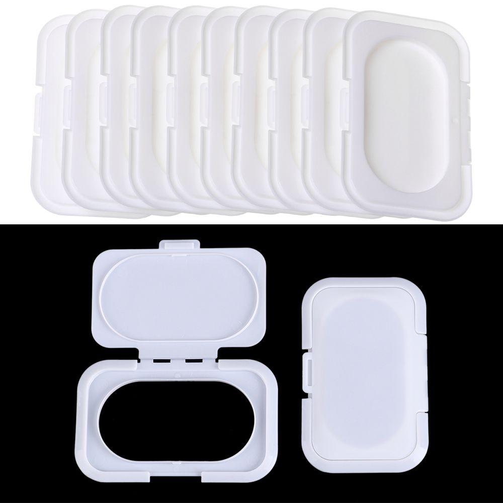 1/5/10 pcs Useful Child Portable Flip Cover Reusable Baby Wipes Lid Tissues Cover