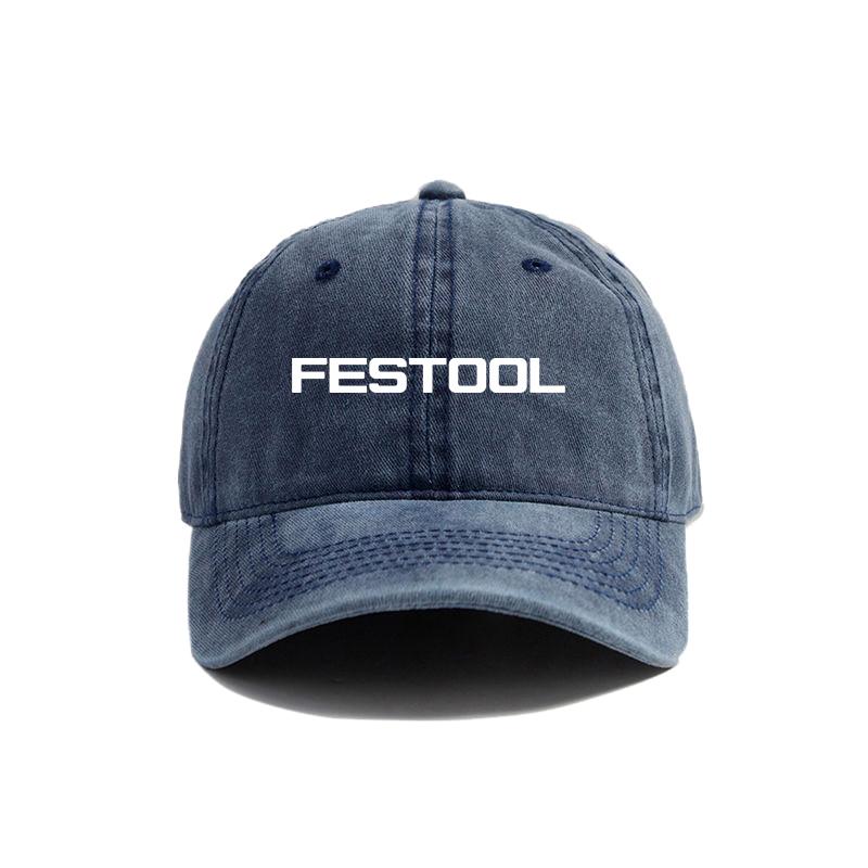 Festool Baseball Cap Distressed Hats Cap Unisex Retro Outdoor Summer Adjustable Hat MZ