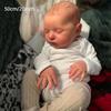 BZDOLL 50 см Мягкий винил Спящий Реборн Кукла-младенец 3D-роспись Кожа с видимыми венами Игрушка 20 дюймов Девочка Новорожденный Бебе Коллекционная Художественная кукла для детей Рождественский подарок
